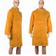 Durable Cow Leather Welding Clothes Long Coat Apron Protection Clothes PPE Safety Wear
