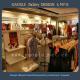 hot sale wooden garment display stand for lady's clothes display