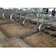 3mm Thickness Galvanized Pipe Cow Free Stall For Dairy Cow Farms