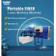 Optical Fiber Laser Marking Machine Portable For Metal 30Watt ISO Certificate