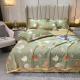 Luxury Princess Washed Silk Bedding Set 4 Pcs Filled with Soft and Breathable Bed Sheet