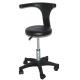 Morden Hair Styling Salon Rolling Chair For Cutting Hair , Chrome Foot