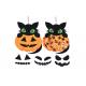 2.65ft Felt Halloween Ornaments Home Decoration With 48pcs