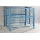 Gold Zinc Plated Foldable Pallet Container Roll Cage 1000 Ltr Ibc Container