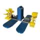 45kg 3.5m3/Min Aquaculture Paddle Wheel Aerator 1.5kw Solar Powered