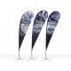 Digital Printed Feather Teardrop Advertising Flags Personalized Graphics