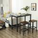 Black Bar Table for Sale, Kitchen Bar Table, Bar Table for Dining Room,Kitchen