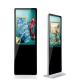 high brightness 4K UHD 55 inch alone standing android 4G WIFI network LCD video AD poster loop display kiosk signage