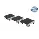 Mobile Trolley Snowmobile Mover Dolly Garage Snowmobile Roller Set 3 Pcs
