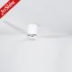 52 Plastic Ceiling Fan With Timer White Modern Low Profile Led Ceiling Fan
