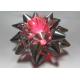 10CM Dia Metallic LED Ribbon Bow for gift decorations , Pink Blue Silver Star Bow