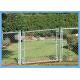 PVC Coated Security Chain Link Fence Mesh Fabric 8 Gauge 60 X 60mm Size