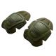 Functional One Size Adjustable Elbow and Knee Pads for Body Protection in Hot Green Color