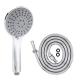 3 Functions Chrome Abs Plastic Handheld Shower Heads For Bathroom Guarantee 1-year