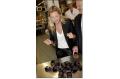 Kate Moss visits Coty Factory to view her new fragrance