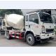 6 Wheels Concrete Mixer Vehicle / 3M3 Mix Concrete Truck Engine YC4D130-45 Euro4 130HP