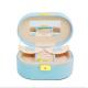 Custom Logo Printing Small Square PU Leather Jewelry Box Luxury Packaging Gift Box Square Design Free Samples Availabl