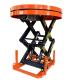 1t Custom Scissor Lift Table 1200mm Rotary Round Plate