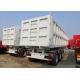 Cargo Utility Semi Trailer Truck Storage Boxes Normal Suspension In White