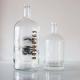 375ml Large Alcohol Bottle Clear Glass Bottles For Liquor Bourbon