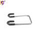 SS304 5mm Hanging Hook Bent Wire Forming Spring With Rubber Sleeve For LED Light