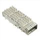 1888631-2 Position QSFP+ Cage with Heat Sink Connector Press-Fit Through Hole