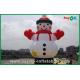 Christmas Santa Snowman Inflatable Christmas Decoration 5m Height