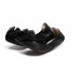 Hot sell women black kidskin shoes foldable shoes flat shoes fashion boat shoes ballet shoes size 30 to 43 BS-01