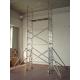 8.2m Ladder Frame Light Weight Scaffolding , Adjustable leg Scaffold tower