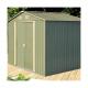 6ft By 8ft 8ft X 10ft 5x6 Metal Shed Easily Assembled Waterproof