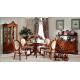 Solid Wood Luxury Wood Dining Room Sets Customized European Dining Room Furniture