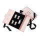 2 Piece Double Door Closure Ribbon Bow Box Pink Luxury For Perfume