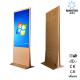 Commercial Advertising Free Standing Digital Signage LCD Display Size Customized