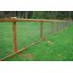 Railing PVC Coated Diamond Chain Link Fencing 0.5m Height Woven 60mm X 60mm
