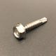 1In 410 Stainless Steel Self Drilling Screws Hex Washer Head M5 x 25mm For