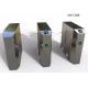 Half height Flap Barrier Gate Two Lane Turnstile With IR Sensor For Bus Station