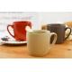 Classical Ceramic Mugs Round Red Chinese Coffee Eco Friendly Microwave