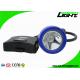 Semi - Corded Coal Led Mining Headlamp 10000 Lux with 16 Hours Lighting Time