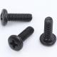 M3,M5,M6, M8 Black Cross Recessed Pan Head Screw Blunt Point Type for Solar Panel Installation