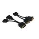 DVI male Y cable to DVI male and VGA female adapter cable,DVI(24+1) Y cable
