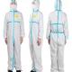 Anti Virus Disposable Protective Suit Safety Wearing No Stimulus To Skin