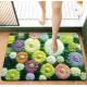 Moss Fresh Flower Bathroom Non-Slip Absorbent Bath Mat Flocking Floor Mat