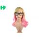 24 Inch Party Cute Blonde Cosplay Wig / Synthetic Human Hair Wigs for Women