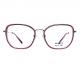 BD138M Customized Square Vintage Style Acetate Metal Glasses For Women