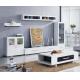 Particle Board Wall Unit Coffee Table High Gloss Modern Simple Style
