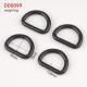 Thick 3.8mm Black D-Ring Buckle User-Friendly 20mm D Buckle Ring for DIY Accessories