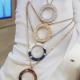 GH VS 18k Solid Gold Necklace Paved Diamond Love Pendant Set