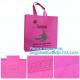 Environmental Promotional Shopping Bags Eco Gift Tote Non Woven Bag, heat seal die cut handle ultrasonic non woven bag