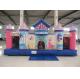 Pink Inflatable Princess Bounce House , Big Party Inflatable Bouncy Castle 5 X 5.8 X 3m