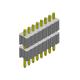 Pin Header Connector 1.27mm Serise Single Row Stack Straight Type 1*2PIN To 1*50PIN SQ0.40mm